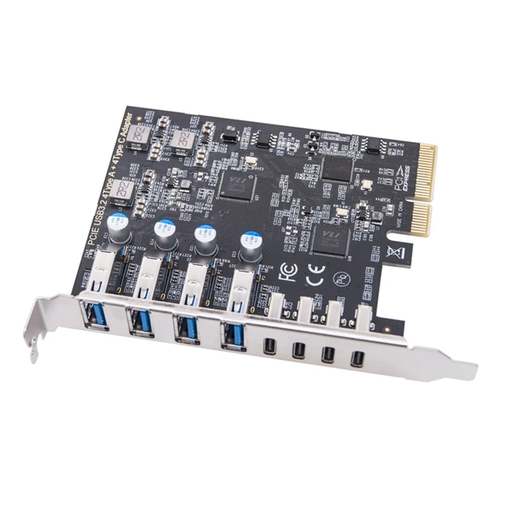 Pcie Usb3.2 Gen2 10Gbps Expansion Card Usb Hub For Desktop Pc 4712529048499