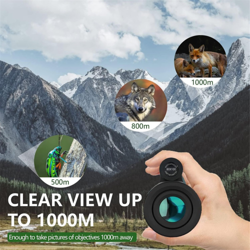 80x100 Monocular-Telescope High Powered for Smartphone Monoculars 1