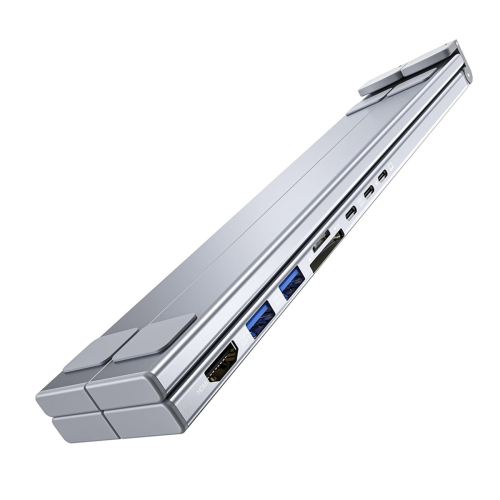 Acht-in-Eins-USB-C-Laptop-Dockingstation-Ständer USB-C-Hub
