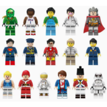 (15pcs-B) 15pcs Minifigures Toys City Professional Fits Lego