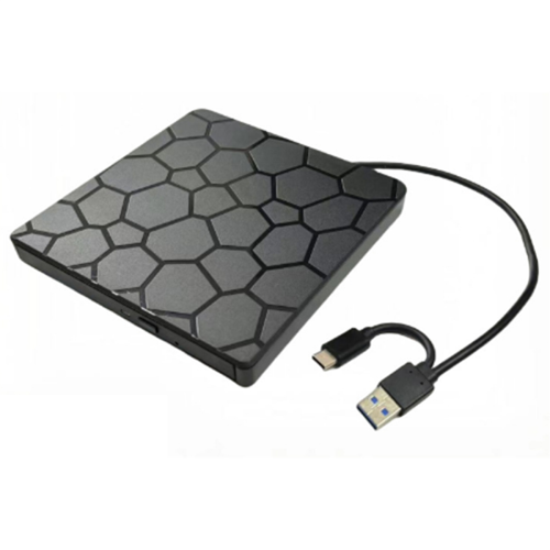 External DVD RW Drive USB 3.0 Type C 2 in 1 Interface for Laptop PC 2