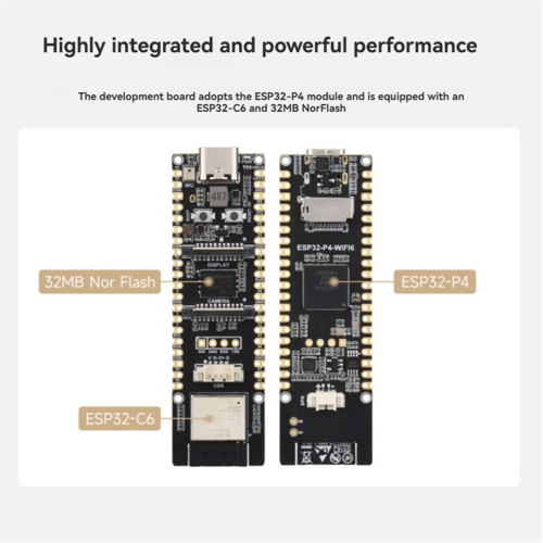 ESP32-P4 WIFI6 Entwicklungsboard basierend auf ESP32-P4 und ESP32-C6 A ...
