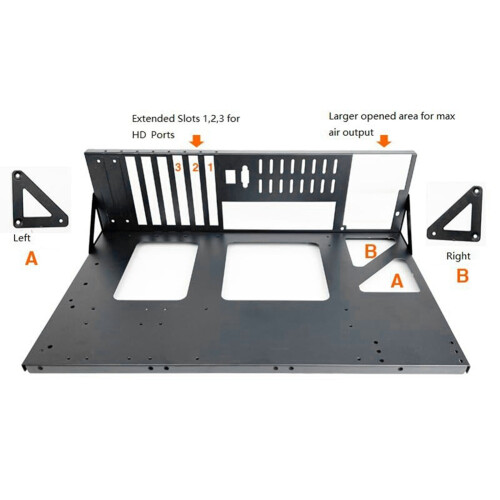 Offener Chassis-Rahmen, weiträumiges Design zur Wärmeableitung 2