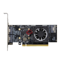 PCIe 3.0 x16 Erweiterungskarte, Split-Free M.2 NVMe SSD-Erweiterungskarte