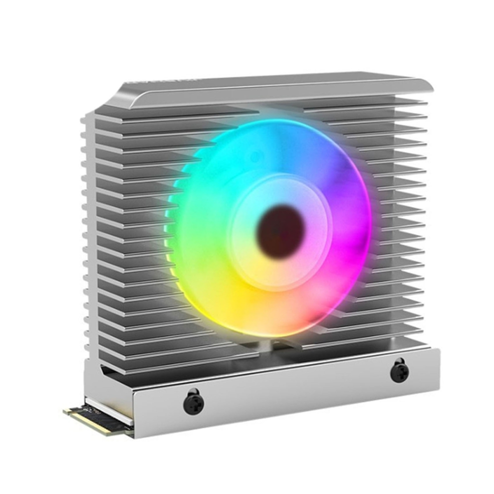 Argb M.2 2280 Ssd Heatsink M.2 Ssd Heatsink Cooler Silver 4712529034492