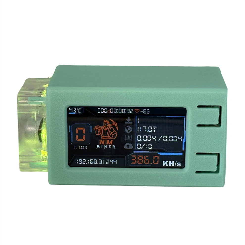 Nerdminer V2 Pro Max 390KH/S Solo Lotteri Miner Med Rgb KøLig Ventilator-image