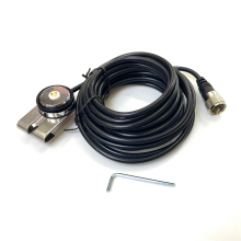 Cavo antenna coassiale N-2 5M NMO a PL259 RG-58 con montaggio NMO