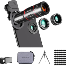 Phone Camera Lens Kit Upgraded Version Telephoto 28X Wide Angle