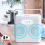 Portable Bluetooth CD Player with Vertical Design,CD Speakers 2