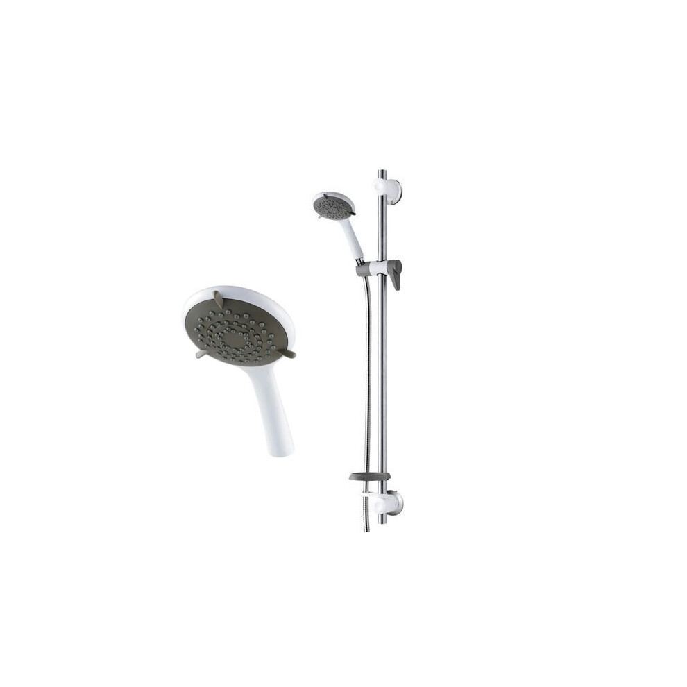 Triton Inclusive Care Shower Kit with Grab Rail + 2.0m Shower Hose + Head + Dish