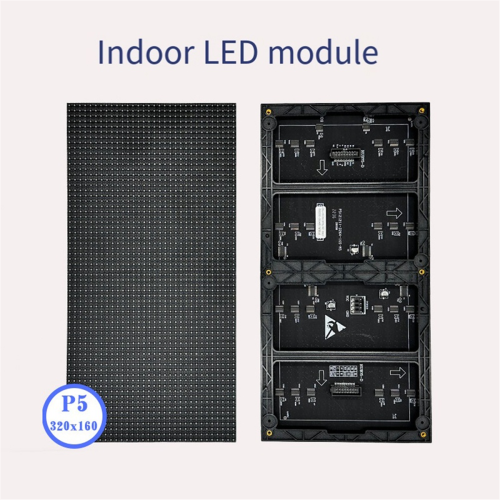 2Pcs P5 Indoor LED Screen Panel 64X32 Pixel LED Display Modul 1