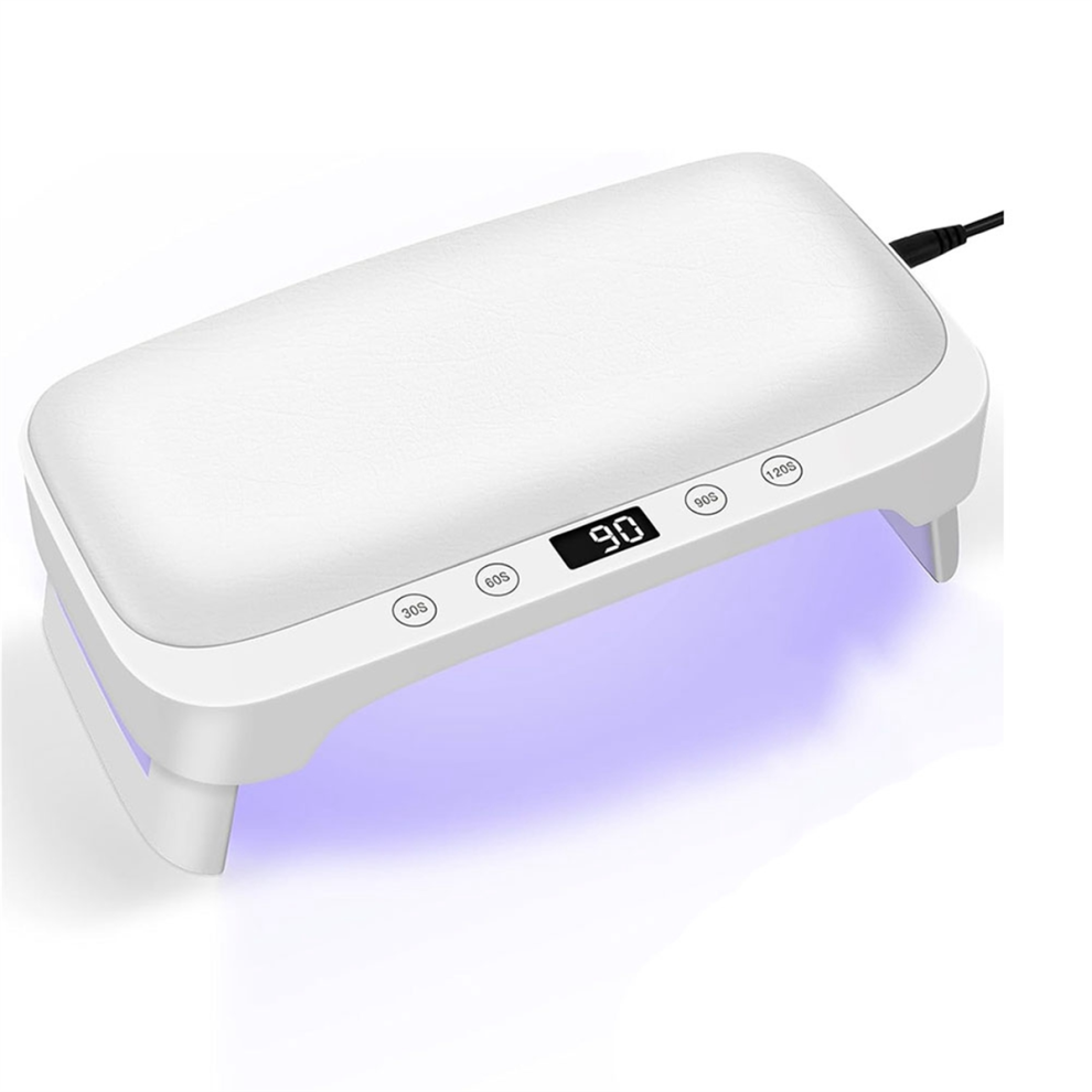 UV Nail Lamp with Arm Rest UV Gloves, LED Nail Light EU Plug