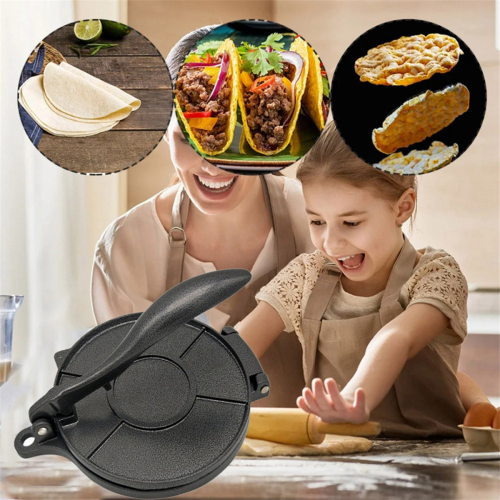 Tortilla 16cm DIY Manual Corn Tortillas Pressing Maker Cast 2