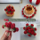 Rosenstrauß-Untersetzer, gehäkeltes Blumen-Platzset mit Korb A 5