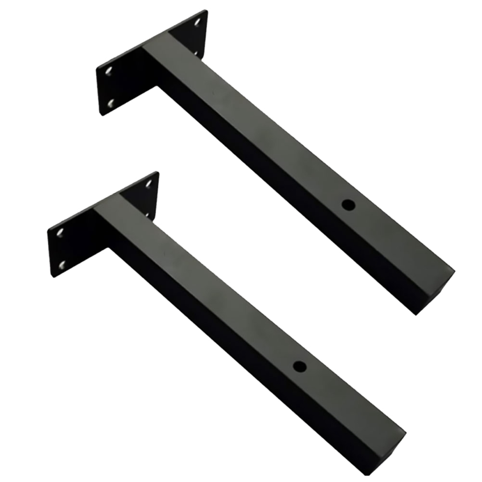 2Pcs Wall Shelf Iron Support Heavy Duty Floating Bracket 4712529028309