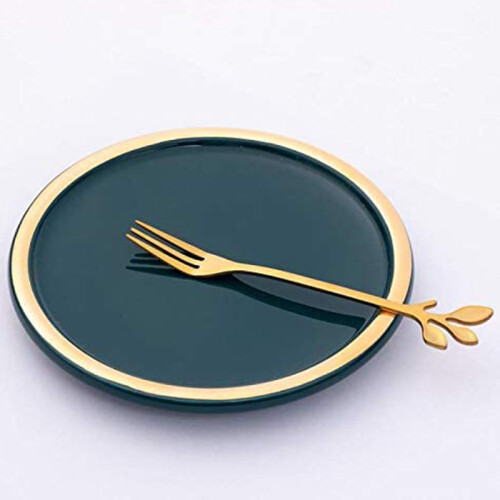 Stainless Steel Fork and Spoon Set, Ice Cream Tea Coffee Spoon 1