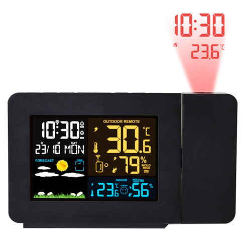 Digital weather station, wireless, temp, humidity, EU plug 1