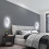 Applique da parete a LED moderna a spirale, 28 W, bianco freddo per interni 3