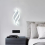 Applique da parete a LED moderna a spirale, 28 W, bianco freddo per interni 2
