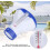 Floating Pool Chlorine Dispenser with Thermometer Tablet Holder Floating Tablet Dispenser 5