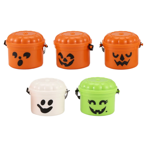 Kürbis Mini Eimer Miniatur Halloween Eimer 2