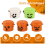Kürbis Mini Eimer Miniatur Halloween Eimer 7