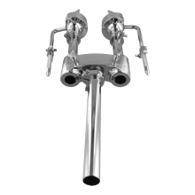 Supporto doppio per batteria Supporto per batteria per percussioni per batteristi