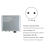 4 Channels Microphone Anti-Howling Device Gray EU Plug 2