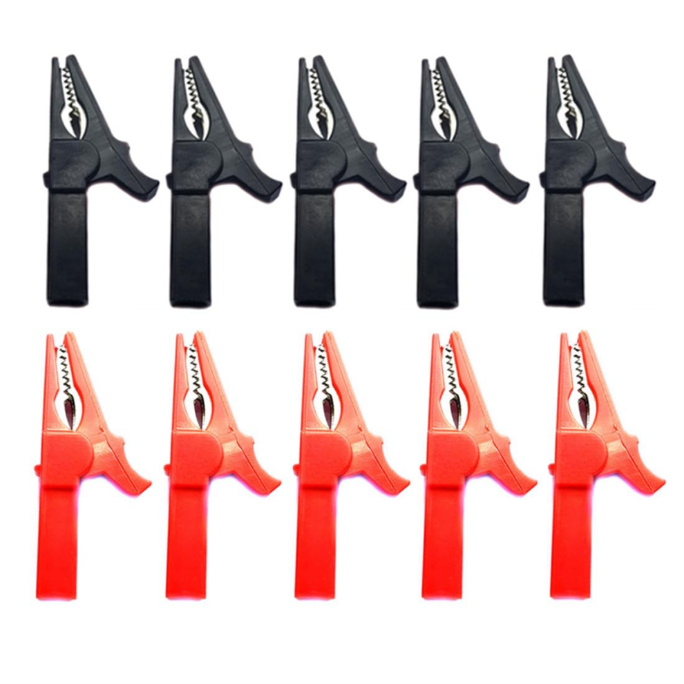 10Pack Alligator Clips 1000V 32A Automotive Electrical Test Clips 4711600312467