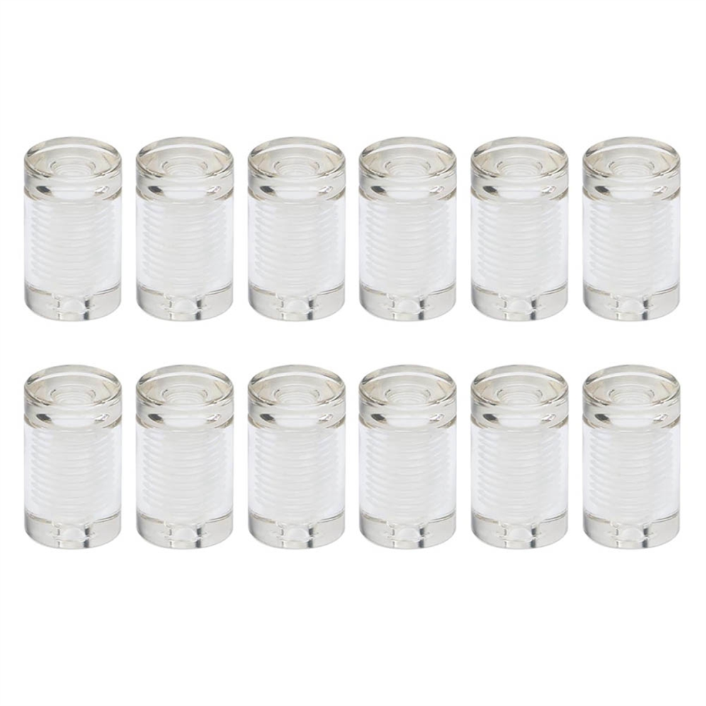 12Pcs Clear Standoffs, 3/4X1inch Acrylic Standoff Screws 4711600312825