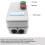 220V 4KW 5.5HP 3 Phase or Single Phase Magnetic Switch Motor 3
