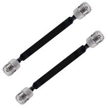 2er-Pack 40 cm Koaxialkabel für Fenster-/Türdurchführungen, Flachkabel