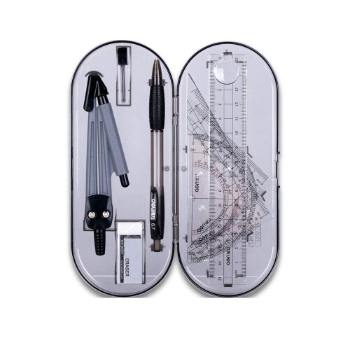 8 Pieces Geometry Math Set Geometry Compass Sets Drawing Measuring Math ...