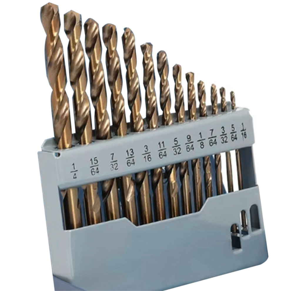 Cobalt Drill Bits Set M35 High Speed Steel Twist Jobber (13Pcs) 4711600328253