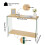 100cm Rectangular Narrow Console Entry Table with Tempered Glass Legs 3