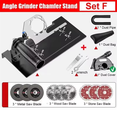 Angle Grinder Cutting Tiles Stand 100-125type Attachment, Set A 1