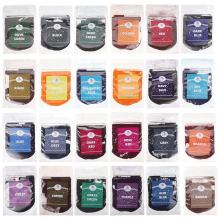 24 Bags of 24 Colors Permanent Tie Dye Pigment Powder
