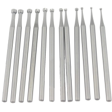 12 Stück 3/32 Zoll Schaft offener Mund Cup Form Draht Rounder Bits
