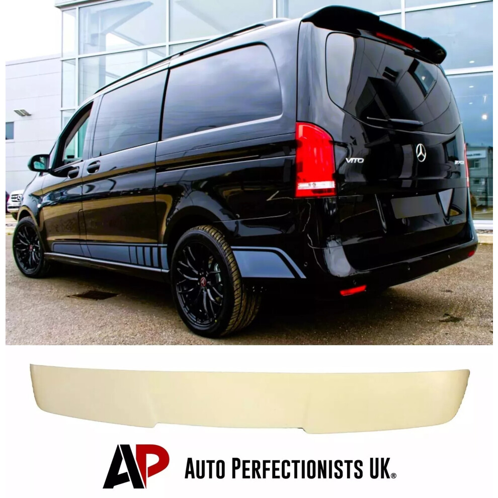 For Mercedes V Class Vito Viano W447 Mk3 Rear Roof Spoiler Wing Lip 14-22 5061072662300