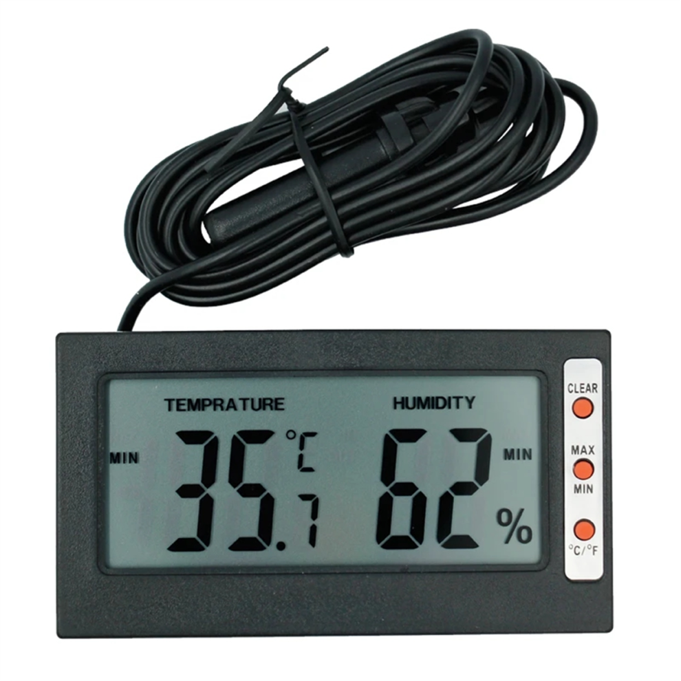 LCD Digital Electronic Thermometer Hygrometer Tester Temperature