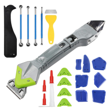 Multifunctional five-in-one seam-beautifying kit
Glue scraping and caulking tool kit