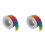 Adesivi per bacheche arcobaleno, bordo dritto per bacheca 3