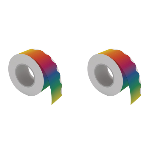 Adesivi per bacheche arcobaleno, bordo dritto per bacheca 2