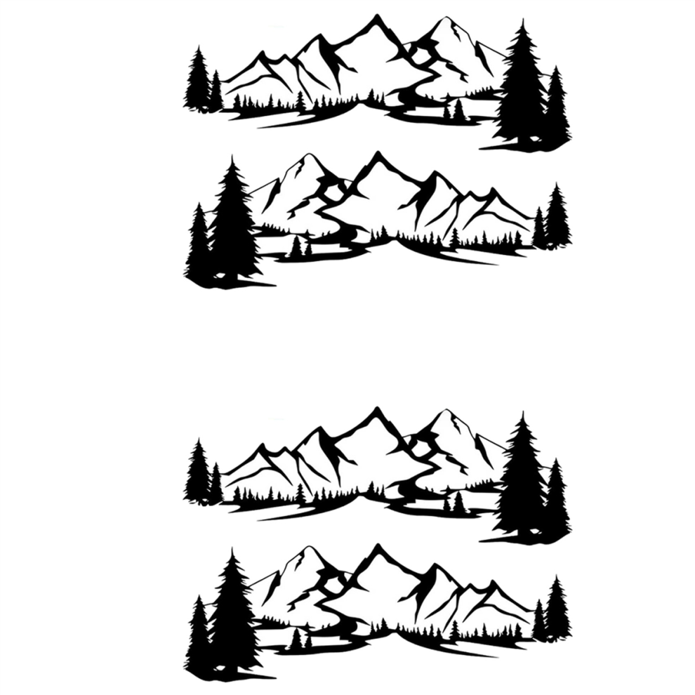 Rv Motorhome Side Body Sticker Diy Tree Decal For Car Caravan Trailer 4713514228537