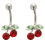 PIERCING NOMBRIL CERISE 361L ACIER CHIRURGICAL 1