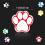 500 pezzi etichette adesive colorate per targhette identificative per cani da 1 pollice 4