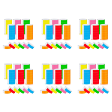 600Pcs Waterproof Hand Bands Neon Wrist Bands for Events Concert