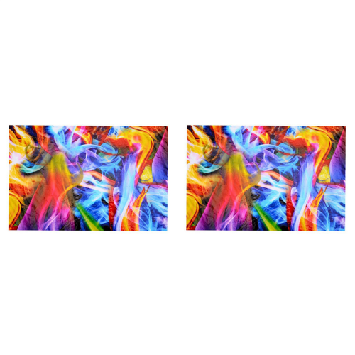 Rainbow Flames Hydrographic Film Water Transfer Printing 50X100cm