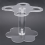 Ice Cream Cone Holder,4 Holes Acrylic Cone Display Stand Waffle 5