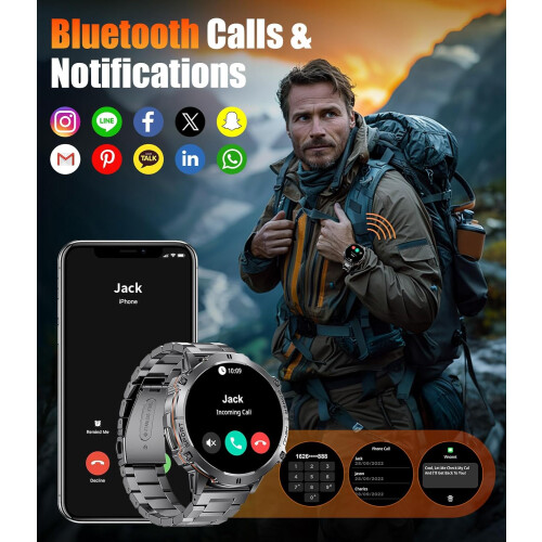 Smart Watch for Men Military 1